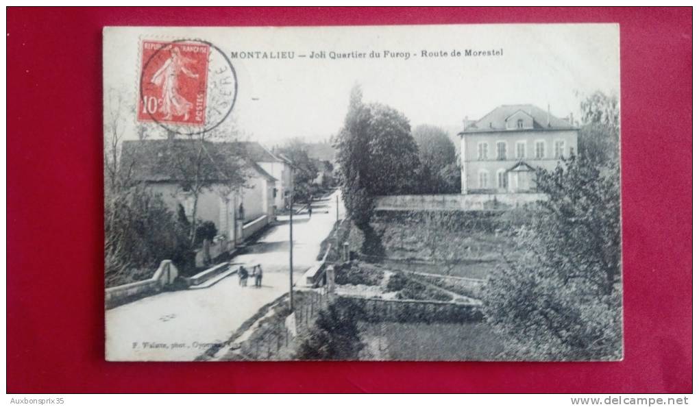 CPA - CARTE POSTALE  - 38 - MONTALIEU - JOLI QUARTIER DU FURON - ROUTE DE MORESTEL - Other & Unclassified