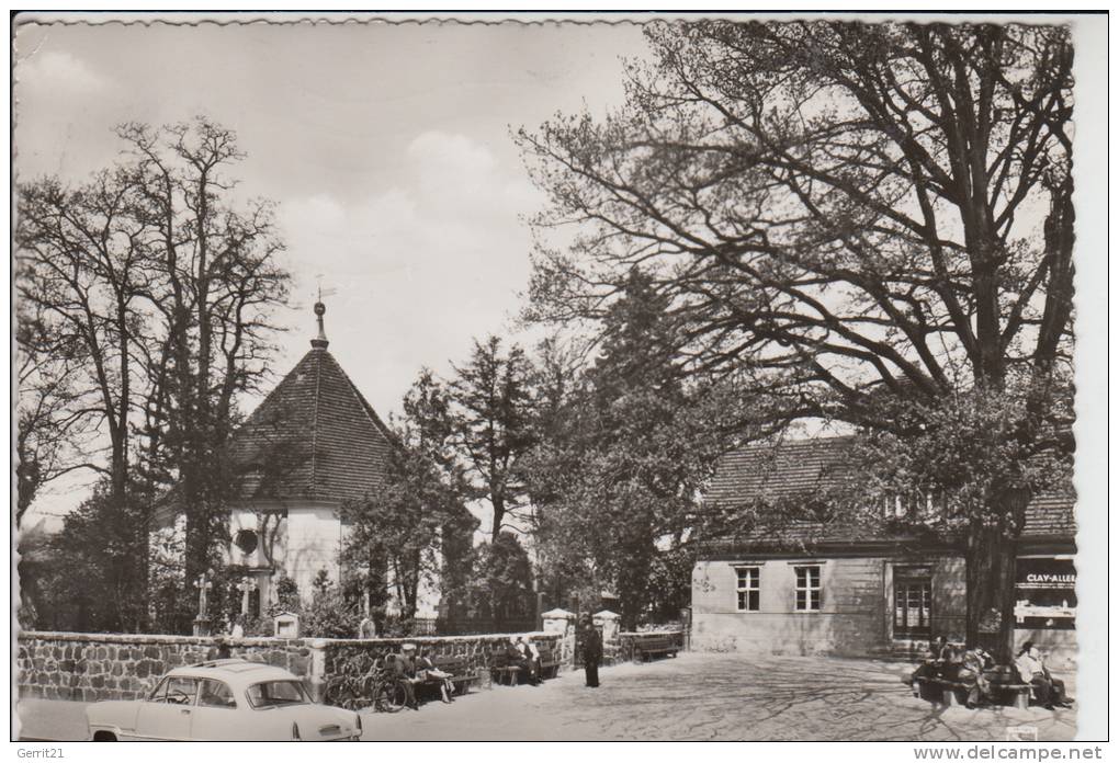 1000 BERLIN - ZEHLENDORF, Alte Kirche 1958, FORD Taunus - Zehlendorf