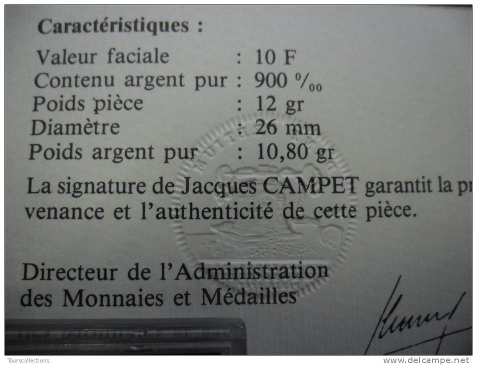 10 FRANCS FDC VICTOR HUGO ARGENT B.U Monnaie De Paris 1985 @ SILVER PROOF - Essays & Proofs