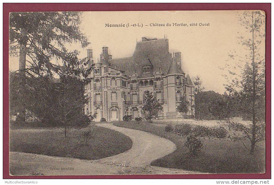 37 - 270912 - MONNAIE - Chateau Du Mortier Côté Ouest - Monnaie