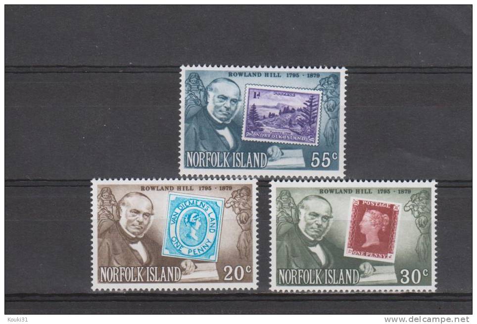 Norfolk YT 225/7 ** : Timbre Sur Timbre , Sir Rowland Hill - Rowland Hill