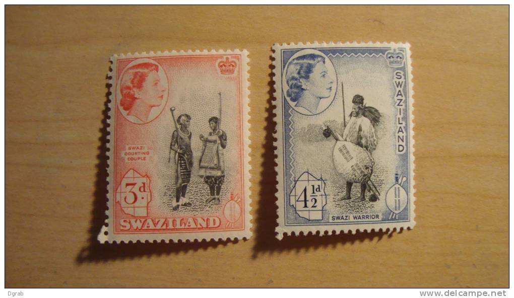 Swaziland  1956   Mix Lot  MH - Swaziland (...-1967)