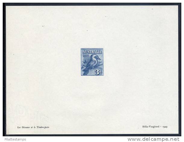 AUSTRALIE N° 59 EPREUVE DE LUXE HELIO-VAUGIRARD - Mint Stamps