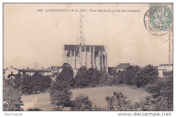 LOIRE ATLANTIQUE AIGREFEUILLE SUR MAINE VUE GENERALE PRISE DES COTEAUX Editeur Vassellier - Aigrefeuille-sur-Maine