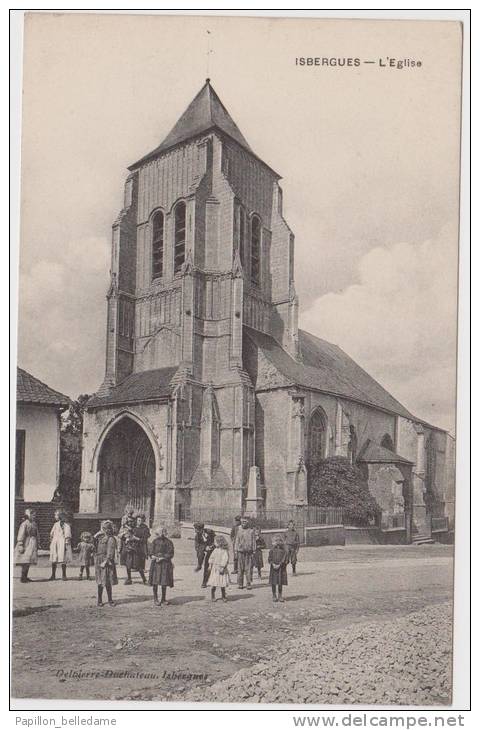 CPA 62  ISBERGUES L'église - Autres & Non Classés