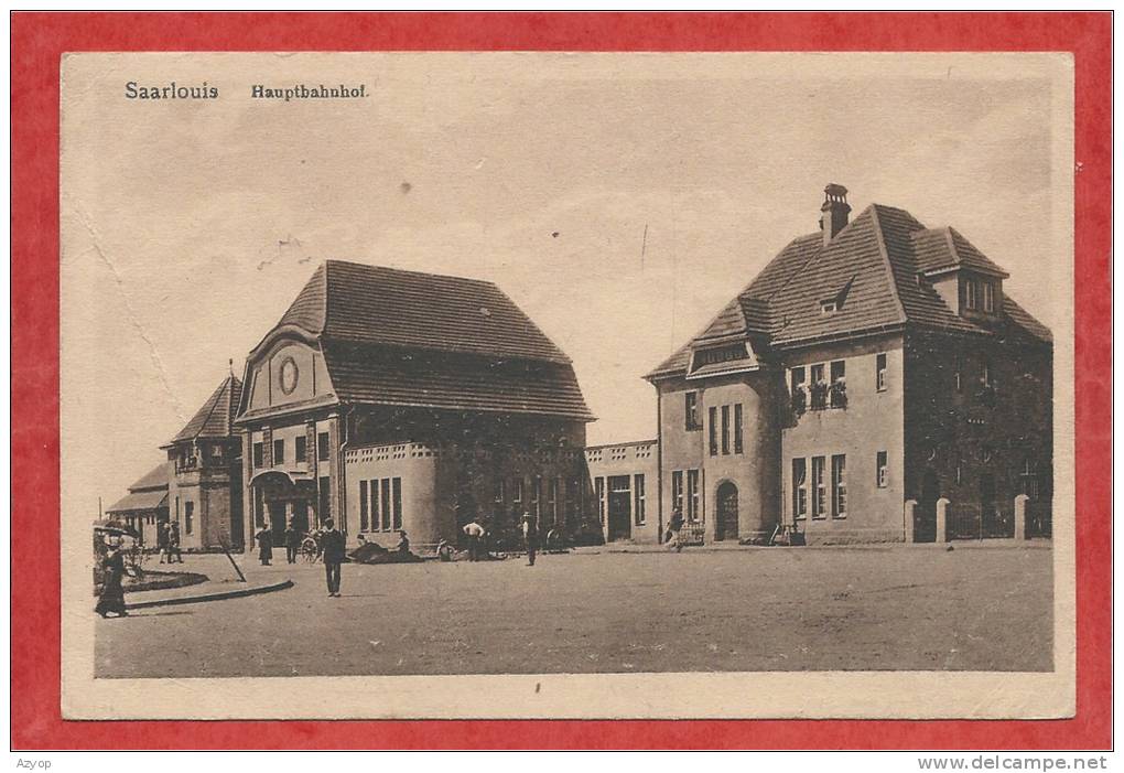 Saar - SAARLOUIS - Bahnhof - Gare - Voi état - See Scan - Kreis Saarlouis