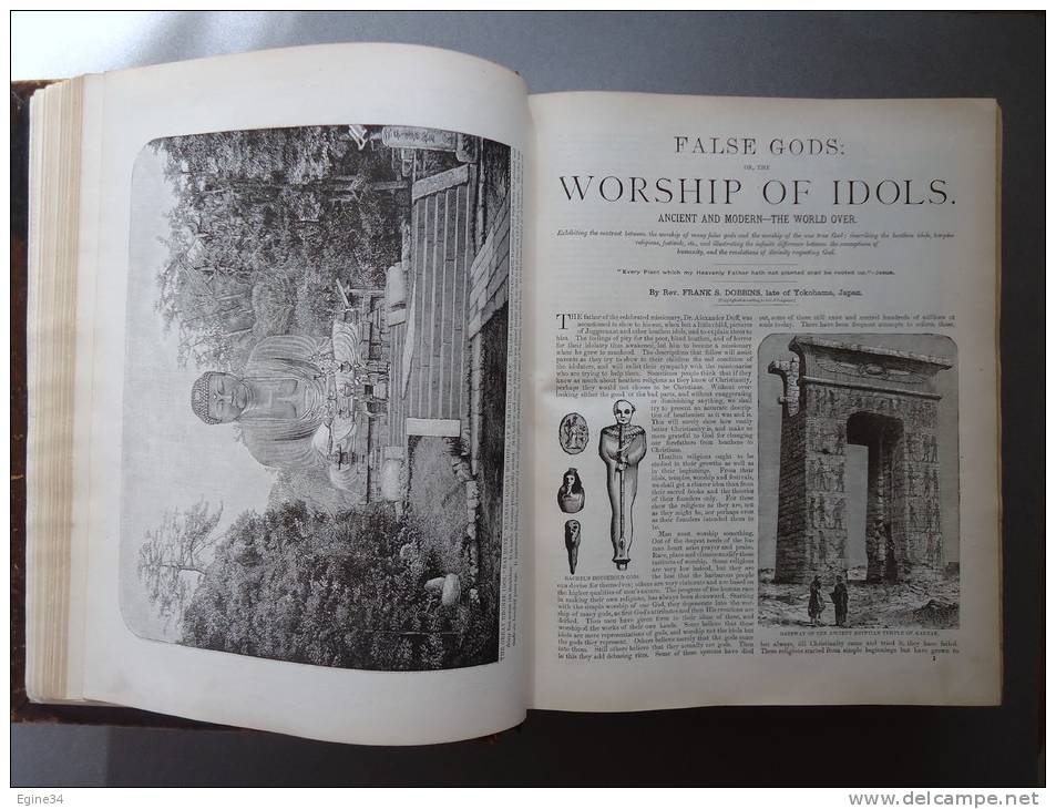 HOLY BIBLE - The Complete Domestic Bible Old and New Testaments - 1873 - illustrations GUSTAVE DORE