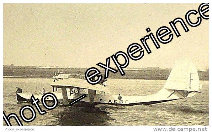 Photo Hydravion Aviateur MERMOZ Aviation Airplane 1936 MAROC Afrique - Aviation