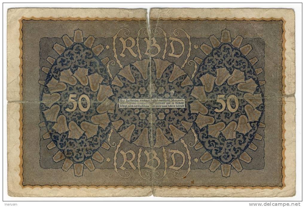 GERMANY  -  DEUTCHLAND  -  Reichsbanknote  -  50 Mark  -  24/06/1919  -  P.66 - 50 Mark