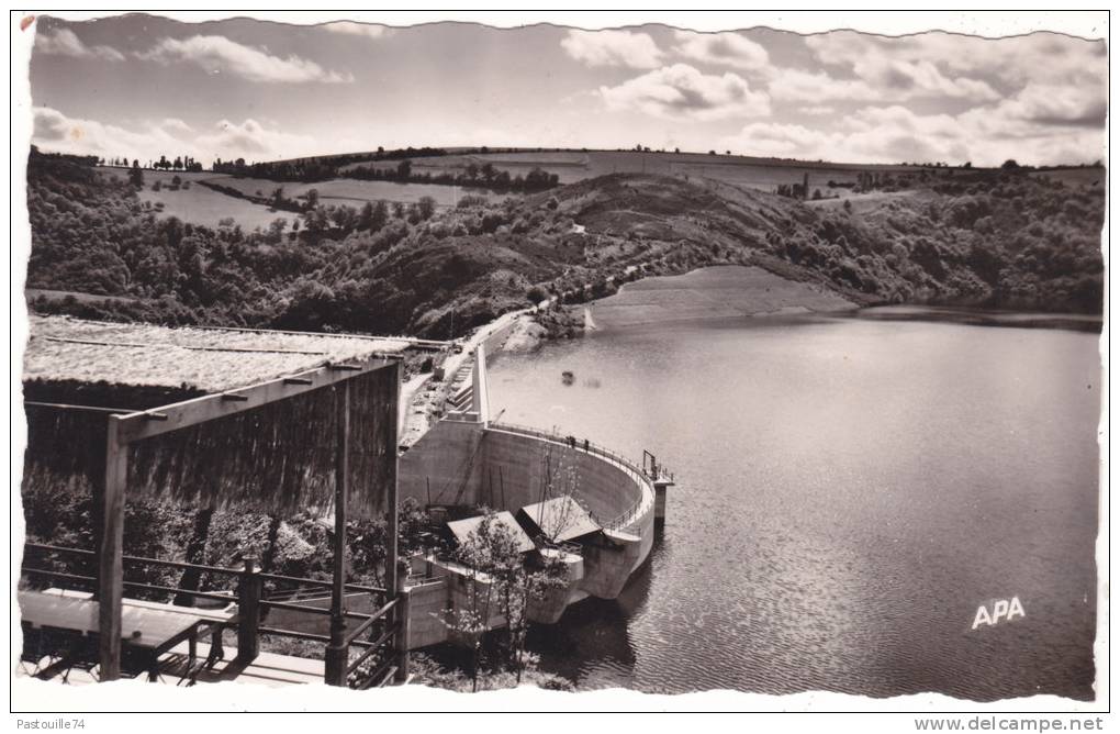 107  Barrage  De  RASSISSE  Près  TEILLET  (Tarn)  -  Vue  De  La  Terrasse  Du  Bar - Restaurant - Andere & Zonder Classificatie