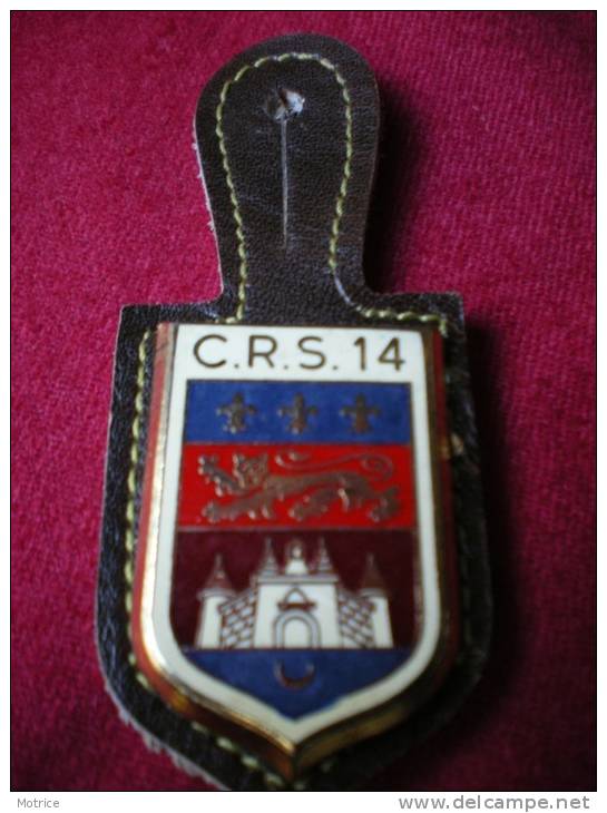 INSIGNE DE LA COMPAGNIE CRS 14 ( Cenon - Bordeaux). - Polizia