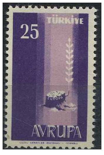 PIA - CEPT - 1958 - TURCHIA - (Yv 1412-13) - 1958