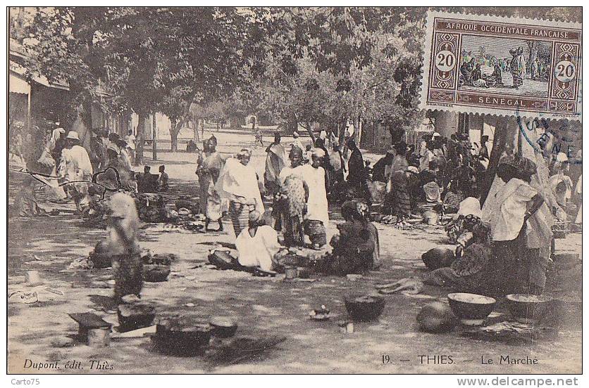 Afrique - Sénégal - Thies - Marché - Sénégal