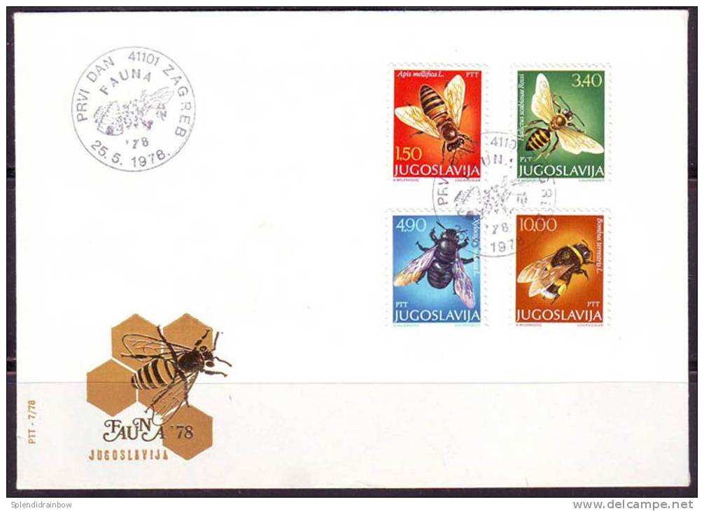 YUGOSLAVIA - JUGOSLAVIA - Insect-bienen - 1978 - Honeybees