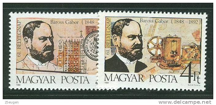 HUNGARY 1988 MICHEL NO 3990-3991  MNH  /zx/ - Unused Stamps