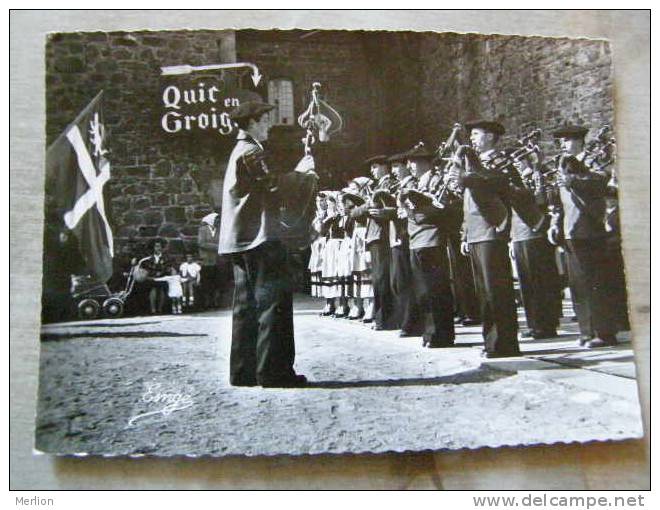 35 SAINT MALO   LE GROUPE FOLKLORIQUE LE  QUIC  EN  GROIGNE    -Folklore - Costumes   - D79608 - Musique