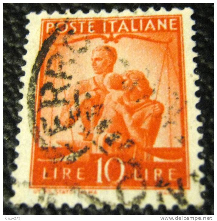 Italy 1945 Work Justice And Family 10l - Used - Used