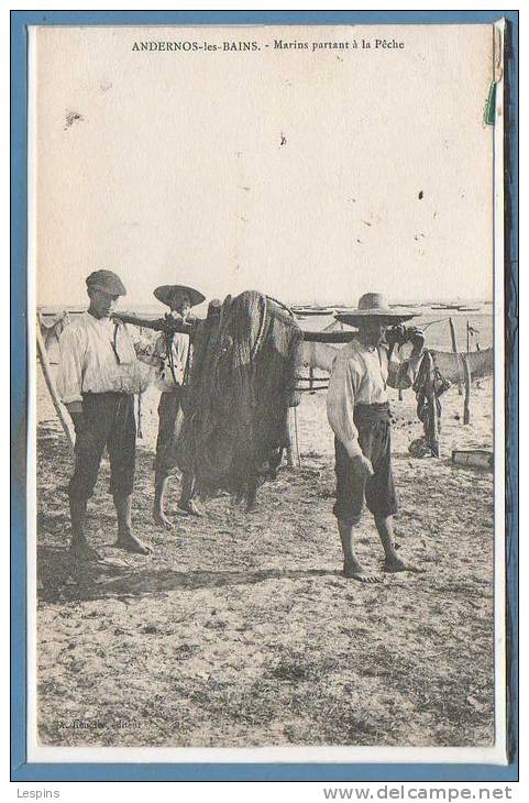 33 - ANDERNOS Les BAINS --  Marins Partant à La Pêche - Andernos-les-Bains