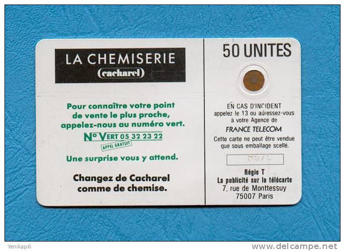 * ( 1918 ) * - CACHAREL - 50.U - ( F32 - 440E  ) - Couronne évidée - 4 N° Impact - Voir Scan Réel - - Variétés