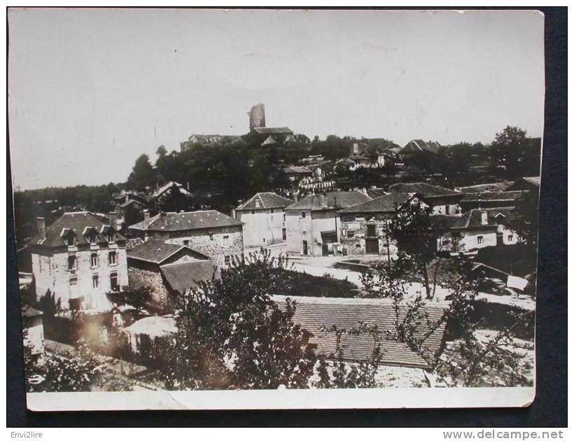 Ref2000 CPA Photo Chalus (Limousin) - Vue Générale - éd. Préverot, éd. J. Terrasson Limoges. - Chalus