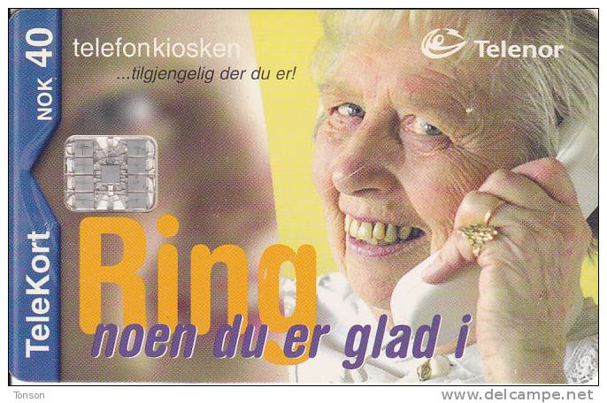 Norway, N175, Ring Bestemor, CN: C06140426, 2 Scans. . - Norwegen