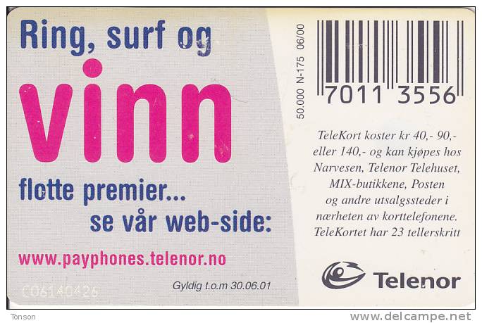 Norway, N175, Ring Bestemor, CN: C06140426, 2 Scans. . - Norvège