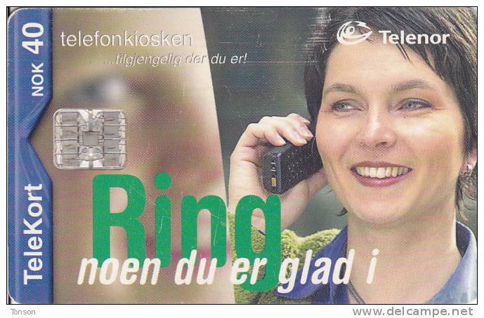 Norway, N177, Ring Ung Dame, CN: C06140435, 2 Scans. . - Norwegen