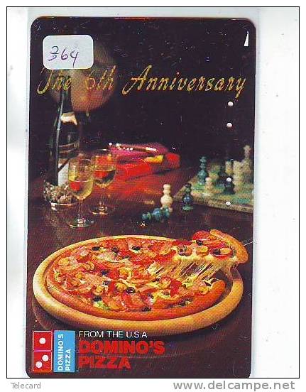 Télécarte Japon Sport Jeu ECHECS (364) Pizza * ITALY RELATED * CHESS Japan Phonecard * SCHACH Telefonkarte - Spelletjes