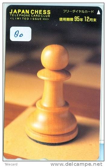 ECHECS * CHESS * Jeu SCHAKEN * TELECARTE JAPON * PHONECARD JAPAN * Sport Chess Scacchi Schach Ajedrez (80) - Sport