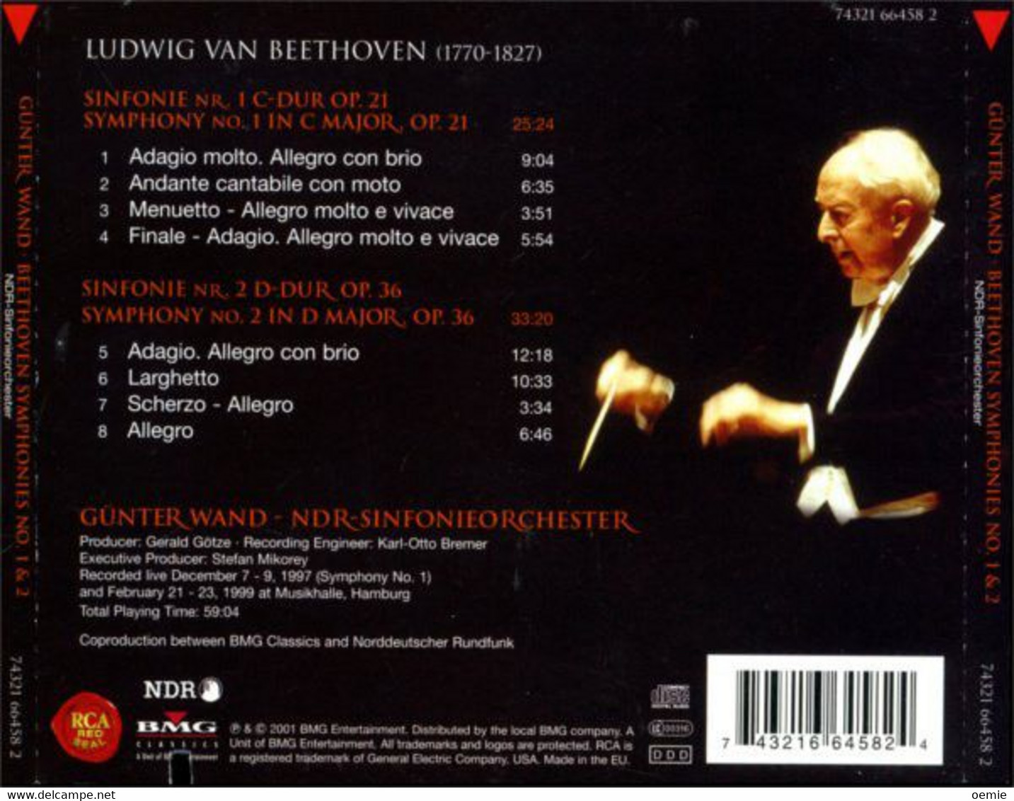 Beethoven  °° Gunter Wand - Klassik