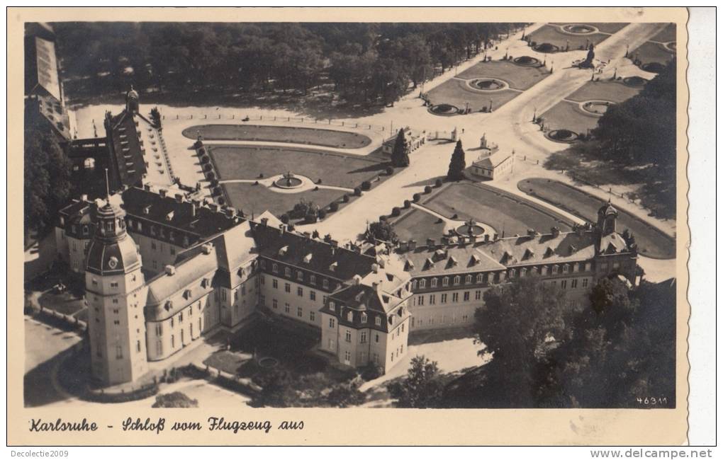 BR16614 Karlsruhe Schloss    2 Scans - Karlsruhe