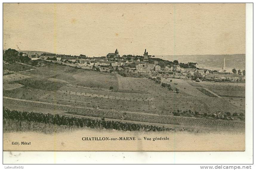 CHATILLON SUR MARNE - Vue Générale - Châtillon-sur-Marne