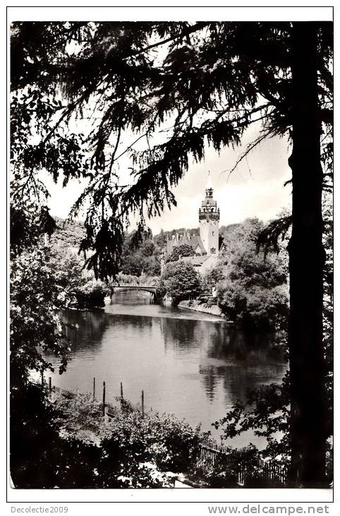 BR16421 Waldheim Blick Uber Die Zschopau Zum Rathaus    2  Scans - Waldheim