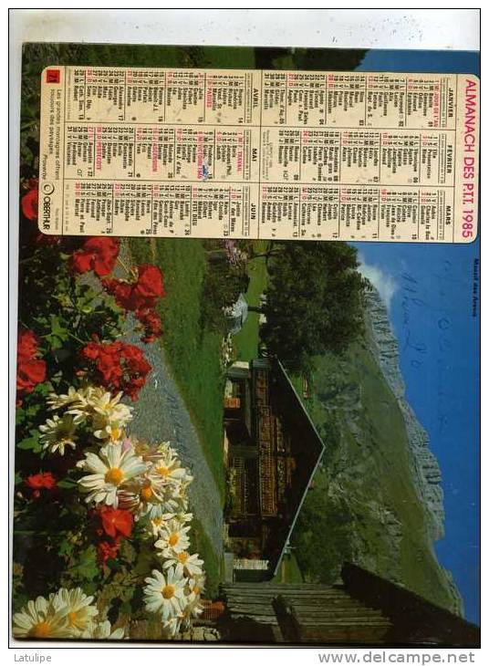 Calendrier  G-F  De  Haute-Loire  43  De  1985 - Formato Grande : 1981-90