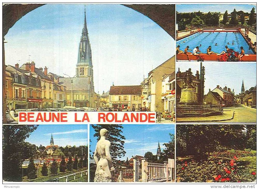 CPM 45 - Beaune La Rolande - Carte Multivues - Beaune-la-Rolande