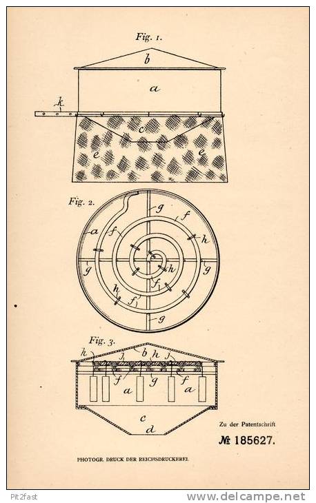 Original Patentschrift - H. Irwin In Tikokino , Australia , 1906 , Alarmvorrichtung Mit Explosion !!! - Historische Dokumente