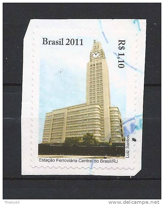 Brasil 2011  -  Central Railway Station Of Rio   Mi. 3889  Used, Oblitéré, Gest. (on Paper) - Used Stamps