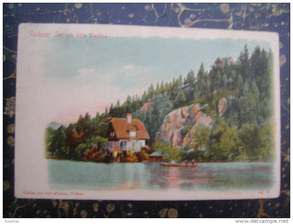 Veldeser See Mit Villa Terdina-Bled-LITO?-1921         (1812) - Slowenien