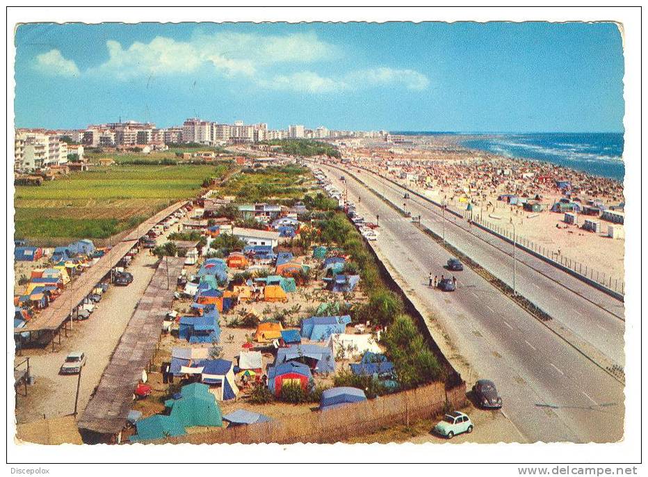 C1751 Lido Di Sottomarina - Chioggia (Venezia) - Camping E Lungomare / Viaggiata 1968 - Chioggia