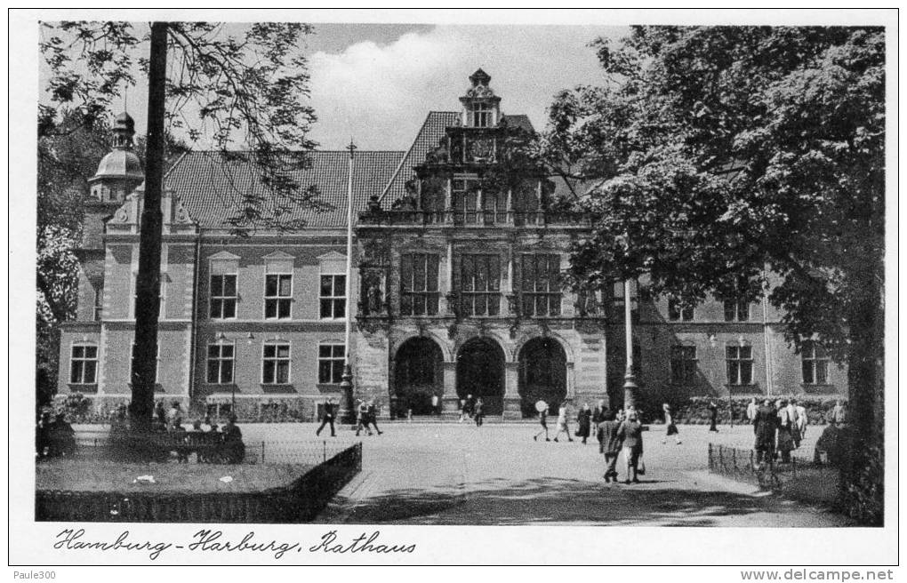 Hamburg - Harburg - Rathaus 1955   L2 - Harburg