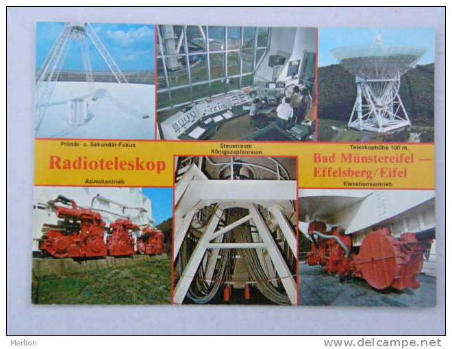 Effelsberg  - Bonn -Radioteleskop - Max-Planck  Astronomy    2 Postcards D79867 - Astronomy