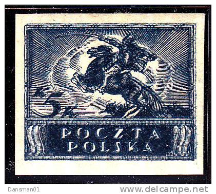 POLAND 1919 5K Double Print Fi 84A Dp Mint Hinged - Neufs