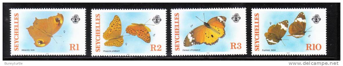 Seychelles 1987 Butterflies MNH - Seychellen (1976-...)