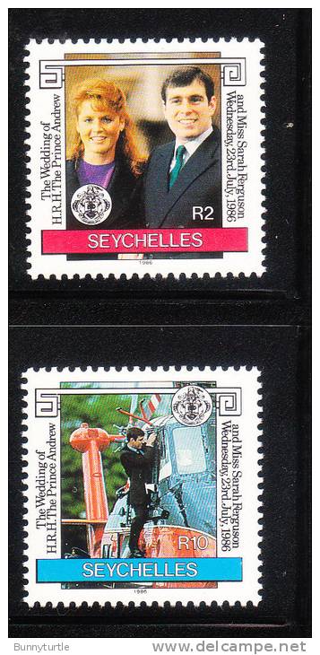 Seychelles 1986 Royal Wedding Issue Omnibus MNH - Seychelles (1976-...)