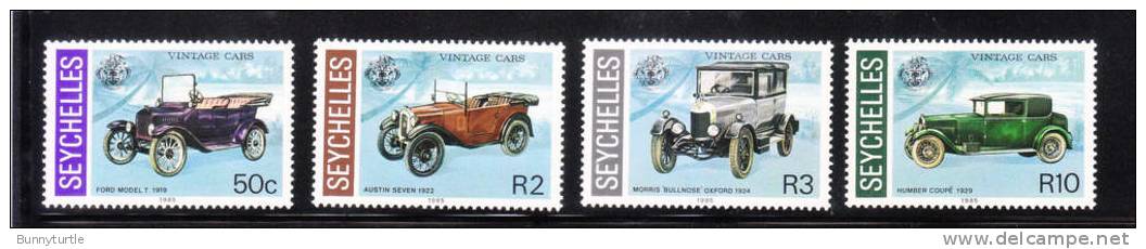 Seychelles 1985 Vintage Cars MNH - Seychellen (1976-...)