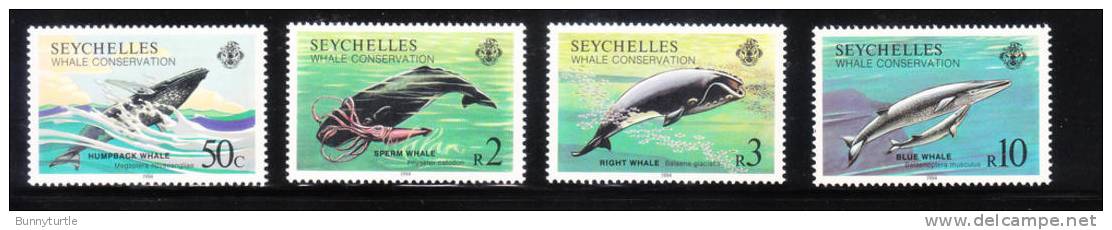 Seychelles 1984 Whale Conservation MLH - Seychellen (1976-...)