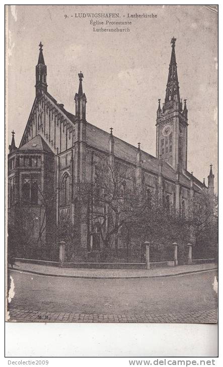 Br35534  Ludwigshafen Lutherkirche  2 Scans - Ludwigshafen