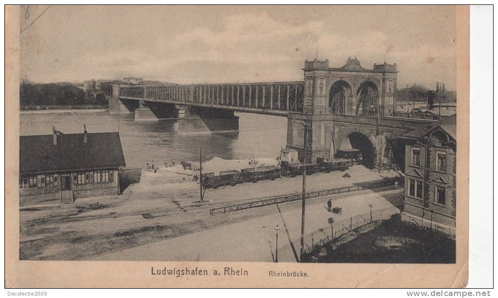 Br35539  Ludwigshafen  Rheinbrucke   2 Scans - Ludwigshafen