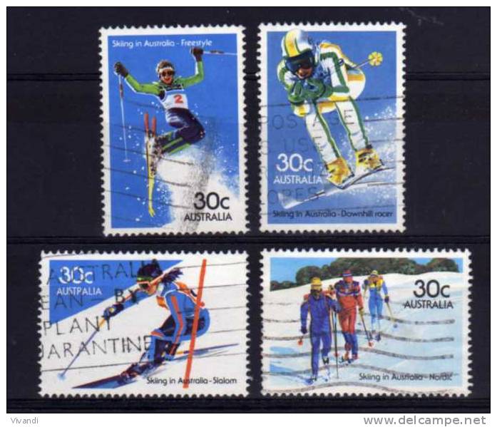 Australia - 1984 - Skiing - Used - Oblitérés