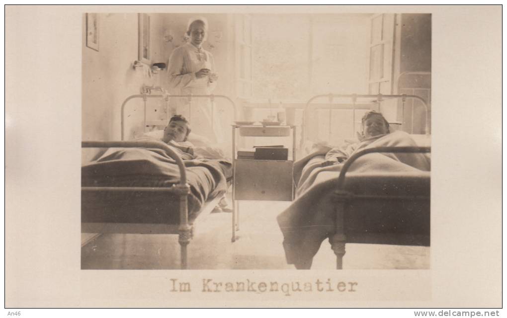 -GERMANIA DEUTSCHLAND-- IM KRANKENQUATIER   BELLA FOTO D´EPOCA ORIGINALE 100% - Altri & Non Classificati